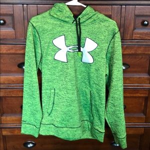 Under Armour Neon Green Logo Hoodie